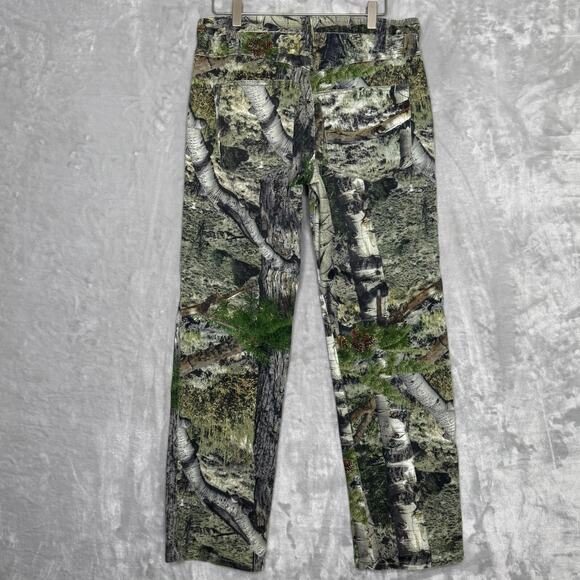 Mossy Oak Pants Mens 32*32 Camo Denim Pockets Cotton Stretch Hunting Outdoor - Picture 3 of 10